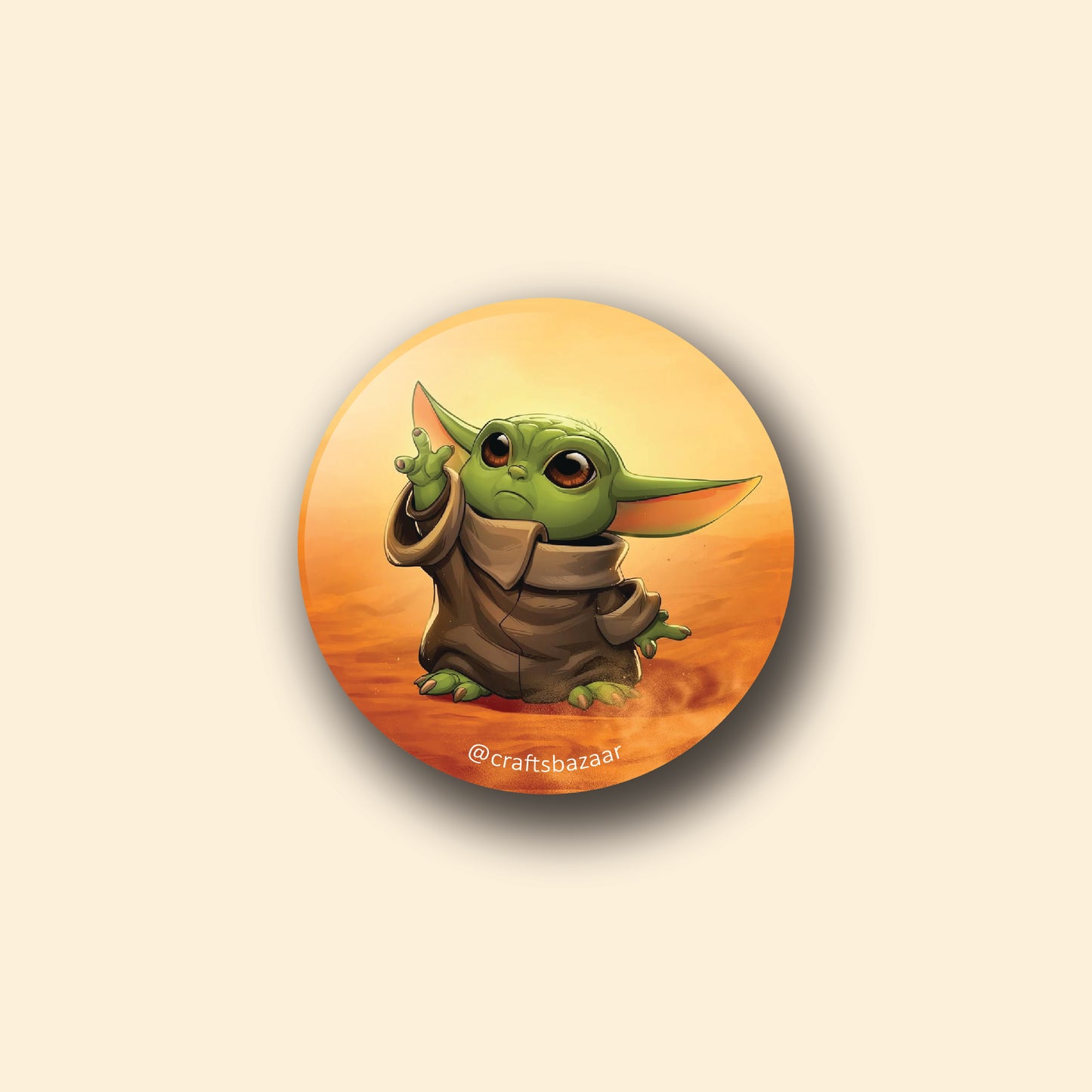 Baby Yoda Button Badge
