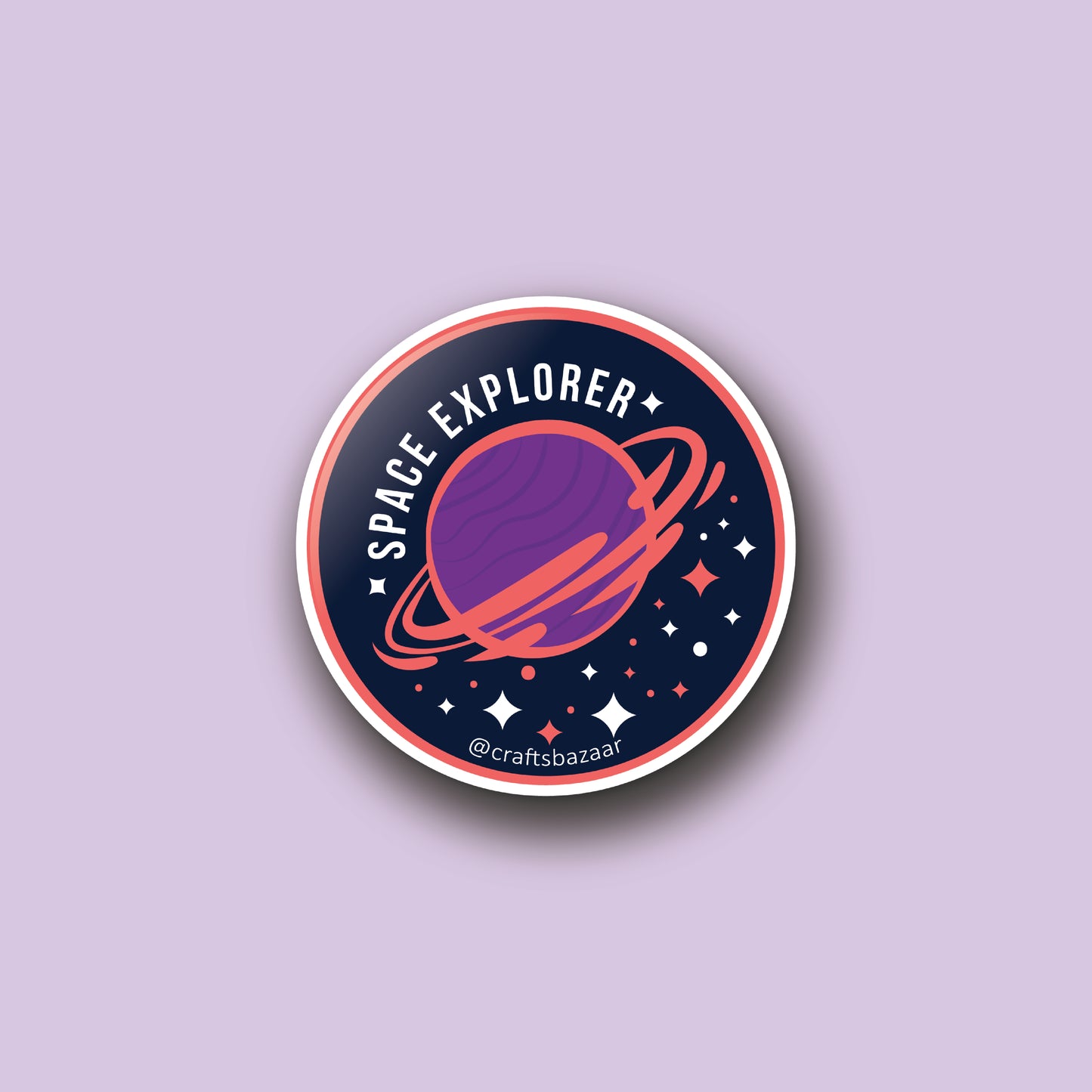 Space Explorer Button Badge
