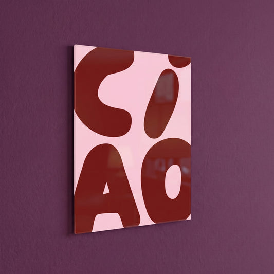 Ciao Acrylic Poster