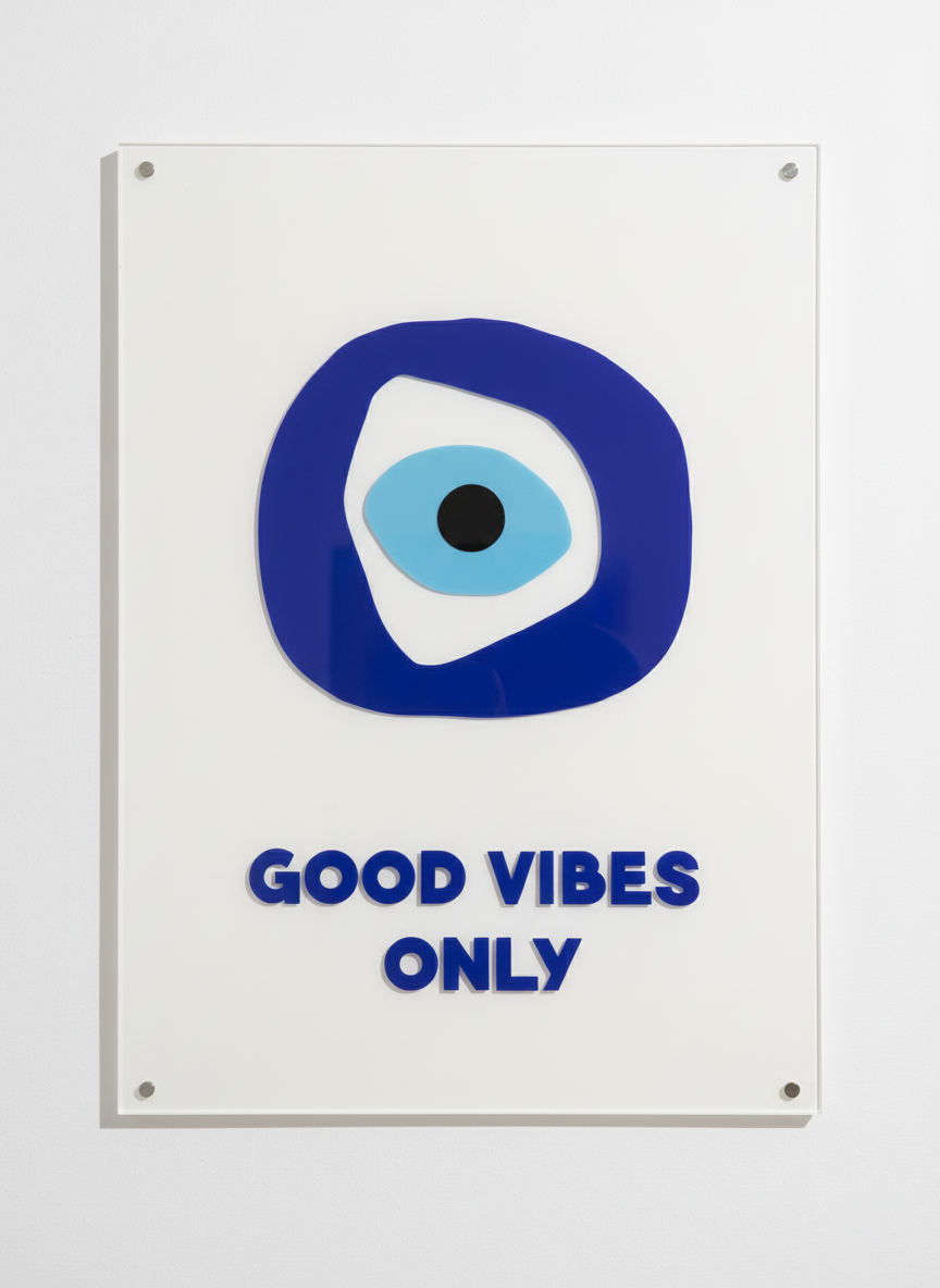 Evil Eye Acrylic Poster
