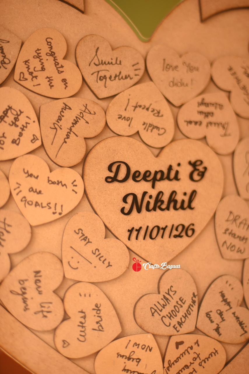 Celebrations Guest Heart Dropbox