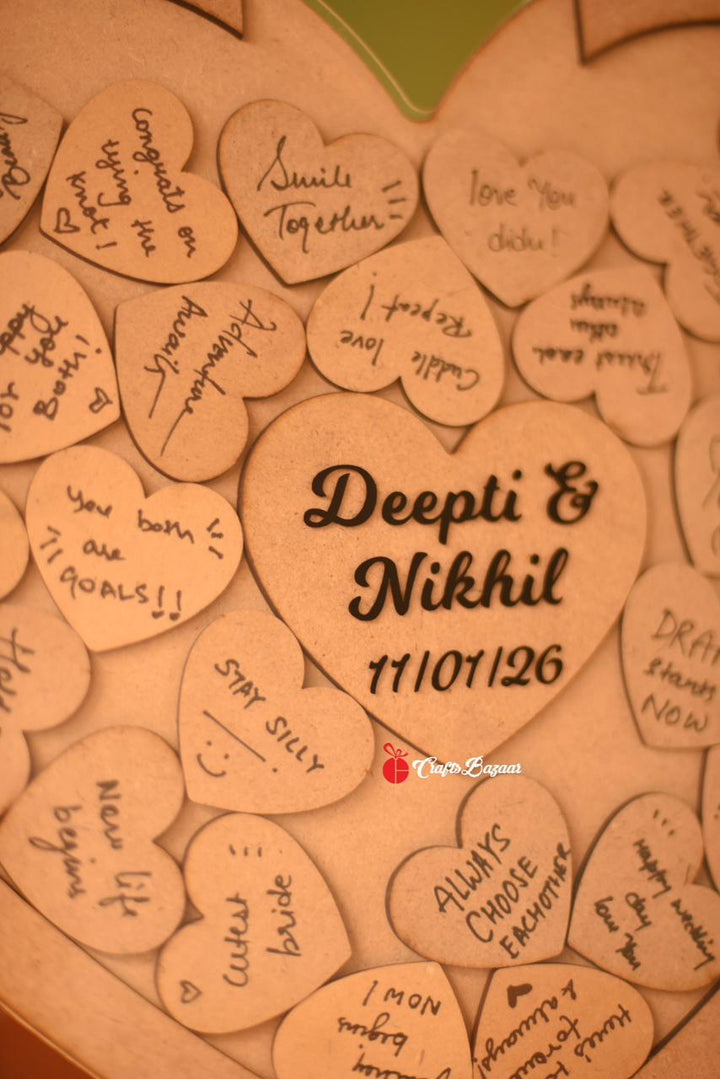 Celebrations Guest Heart Dropbox