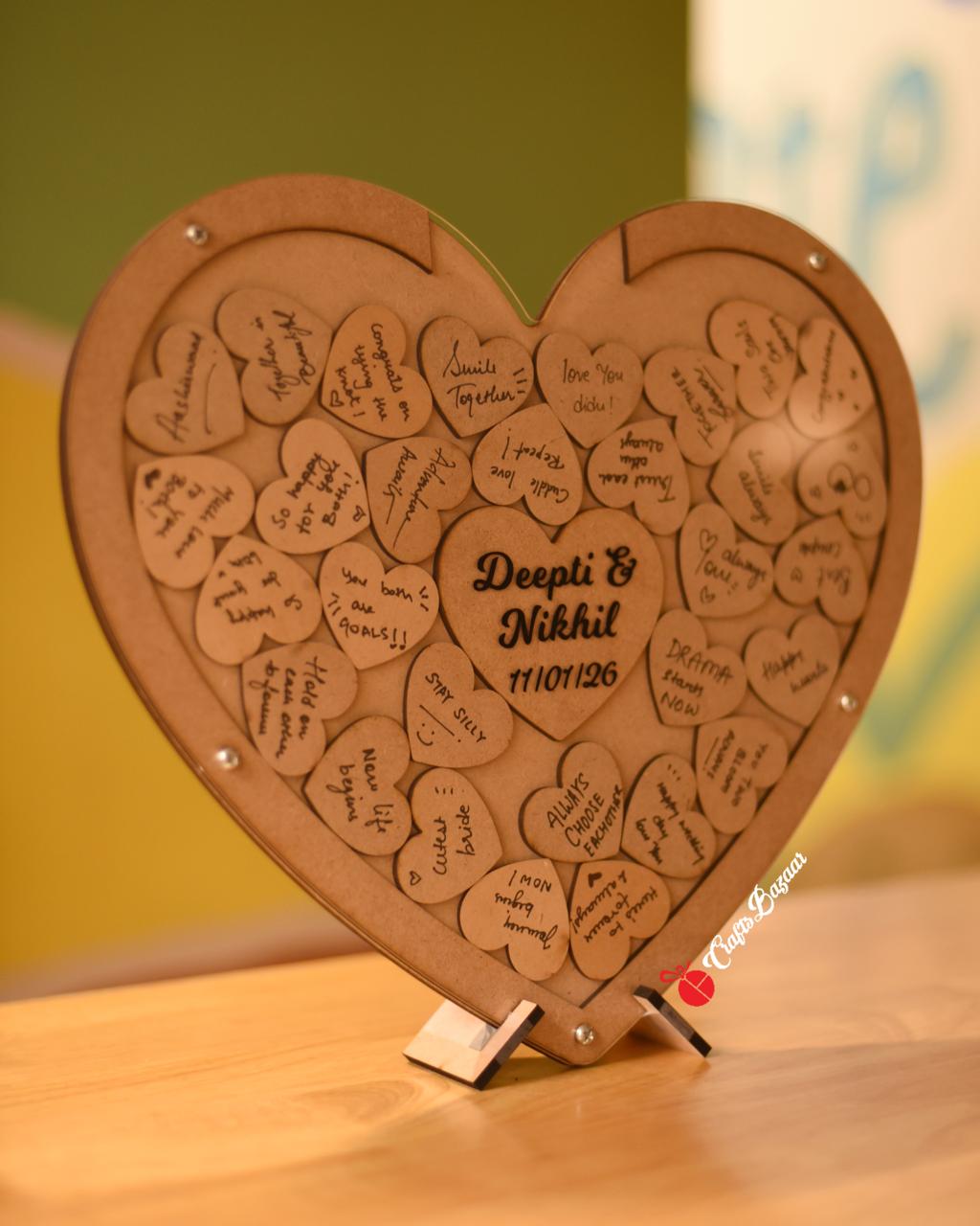 Celebrations Guest Heart Dropbox