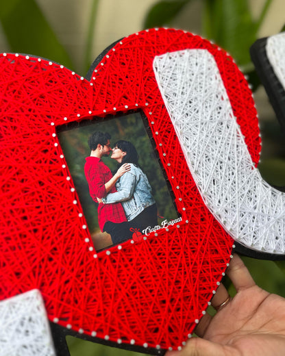 I Love You string art