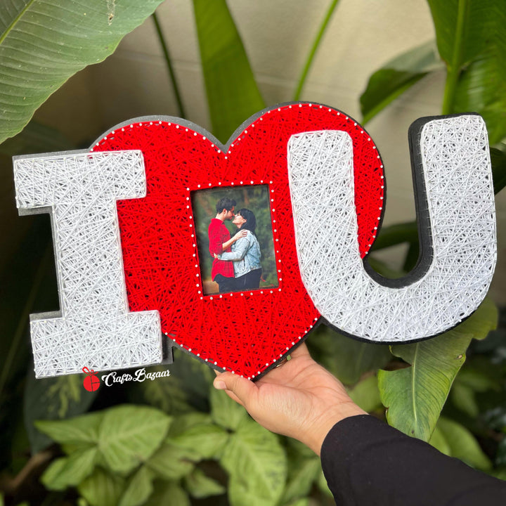 I Love You string art with picture