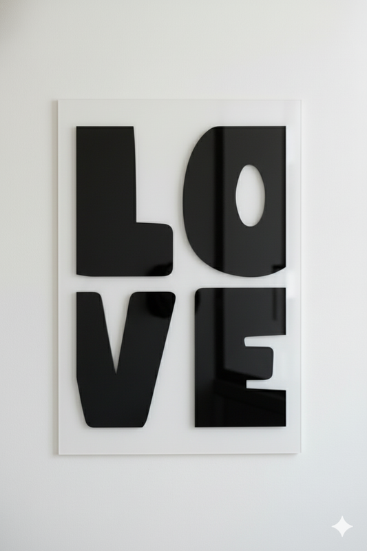 Love Acrylic Poster