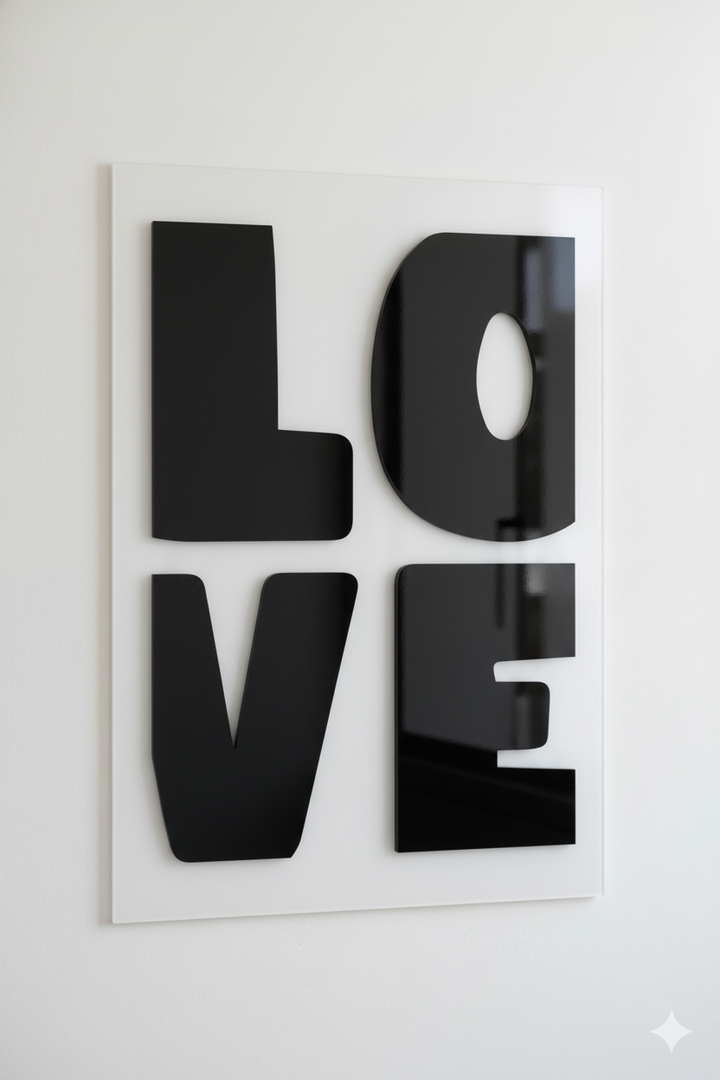 Love Acrylic Poster