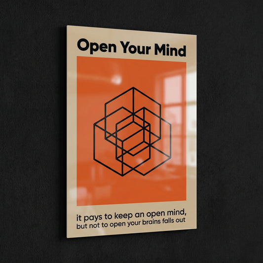 Open Your Mind Acrylic Poster