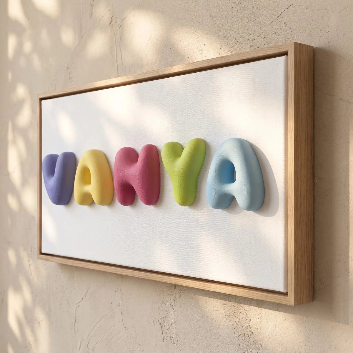 Bubble Letters Wall Art