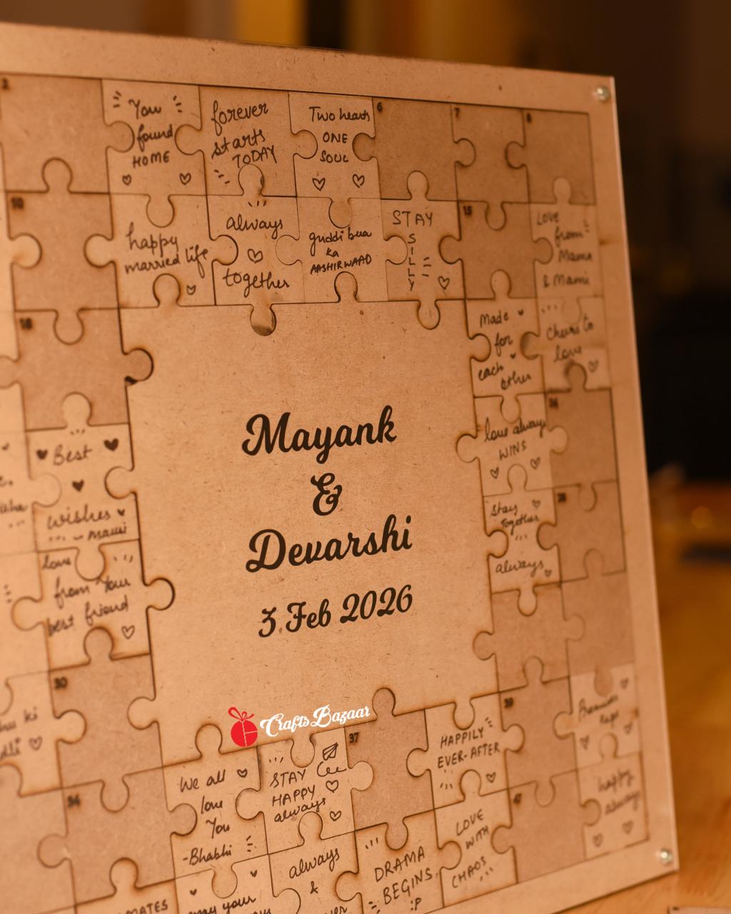 Celebrations Guest Puzzle Dropbox