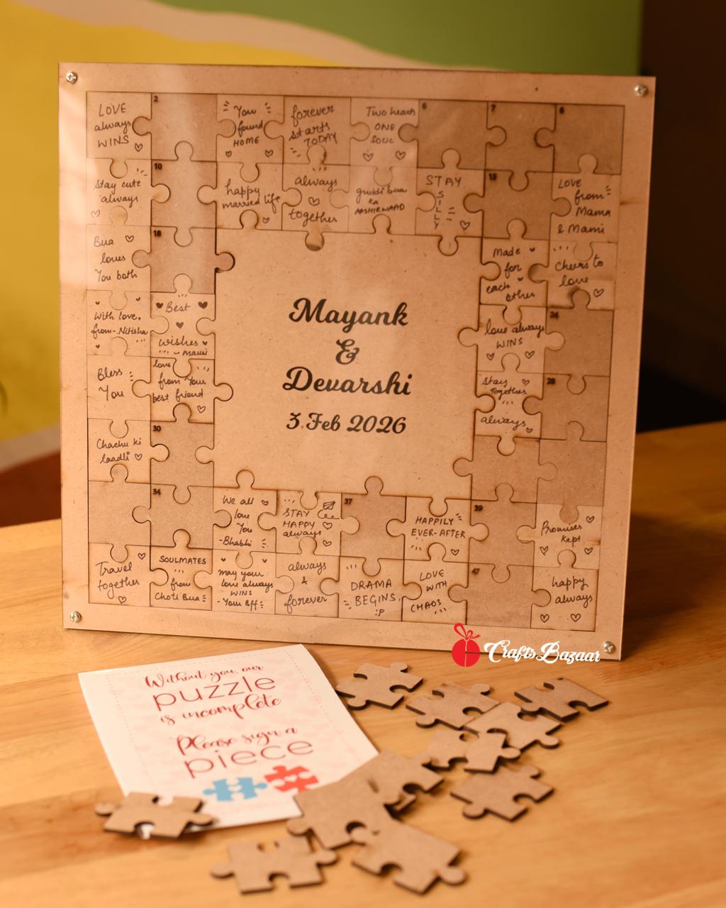 Celebrations Guest Puzzle Dropbox