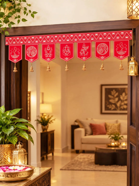 Folk Style Red door Toran