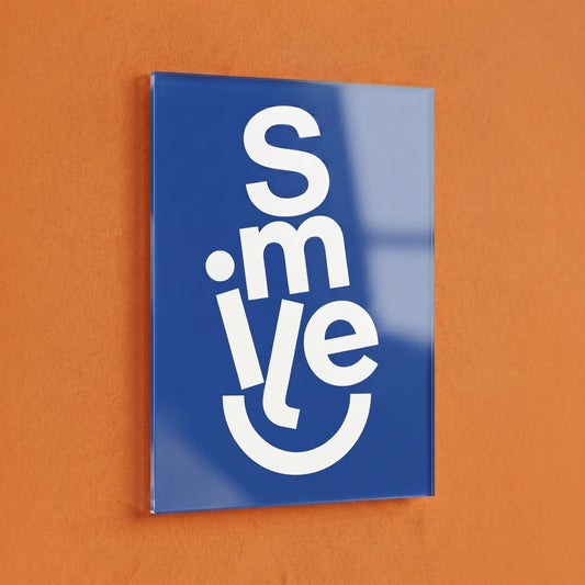 Smile Acrylic Poster